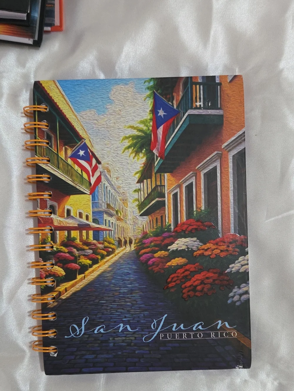 San Juan Puerto Rico Spiral Notebook - Colorful Street Cover